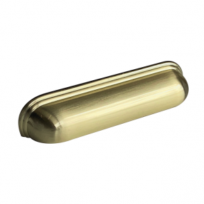 Calgary Cup Handle Brushed Brass 128mm